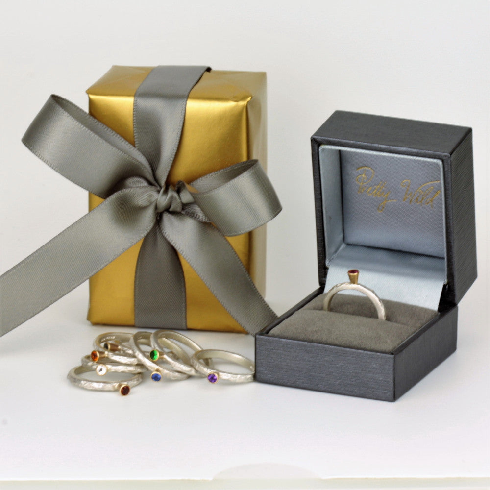 Pretty Wild Jewellery branded boxes and gift wrap