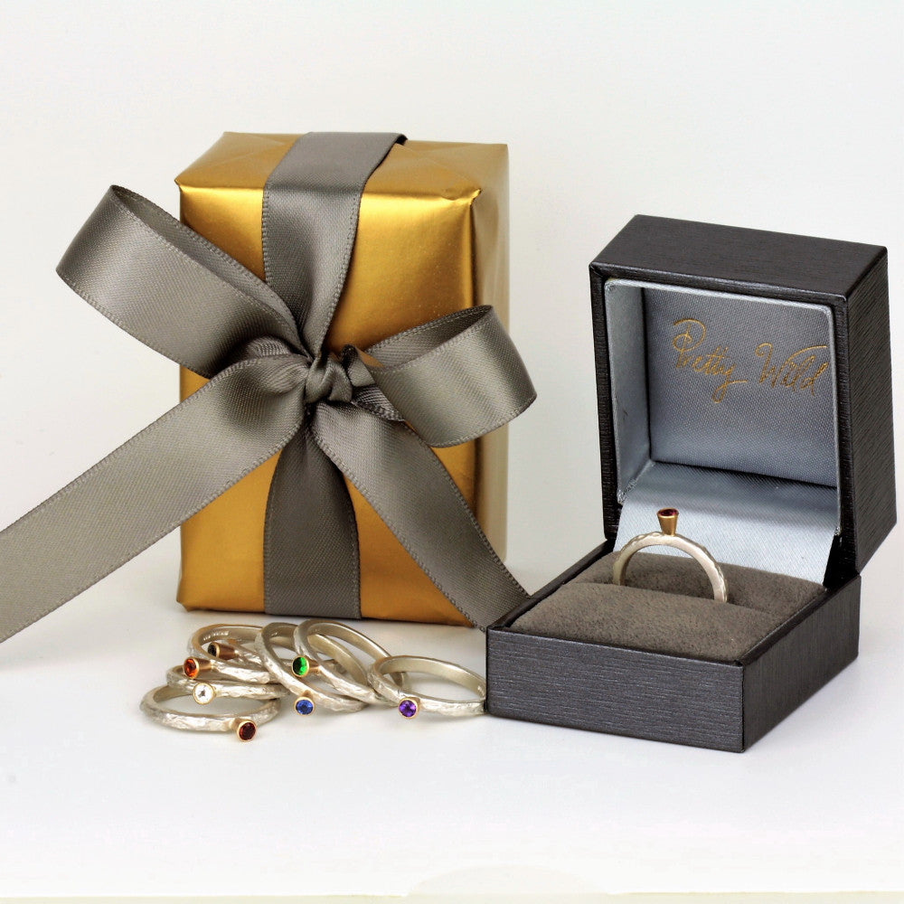 Pretty Wild Jewellery branded boxes and gift wrap