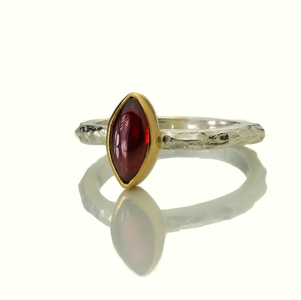 Marquise Garnet Treasure Ring