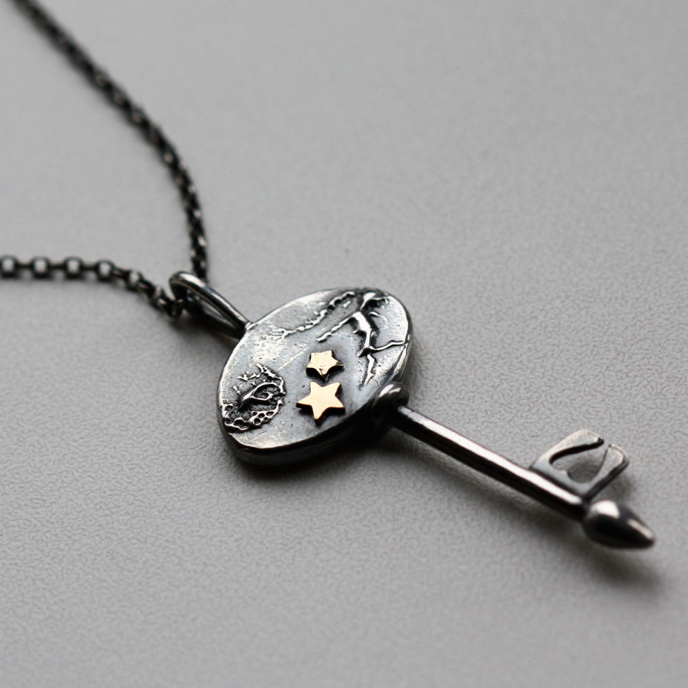 Dancing with Dandelions Key Necklace